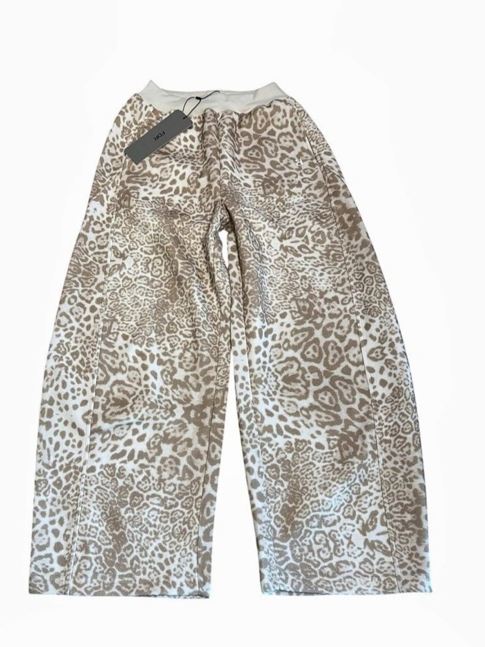 Mob Wife Indie Grunge Y2K FDR Studio Leopard Wide Leg Pants Small NWT